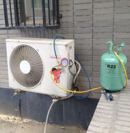 青龙空调加氟